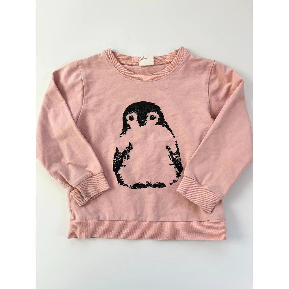 Ole Design Pink‎ Penguin Sweater | 2T